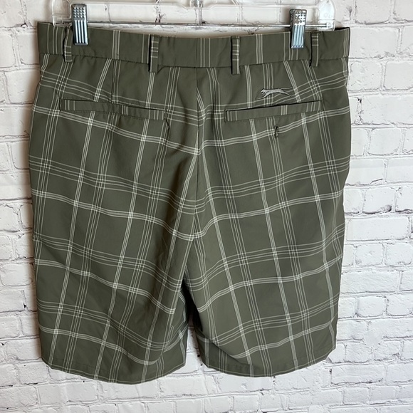 Slazenger Plaid Mens Golf Shorts - Picture 6 of 11